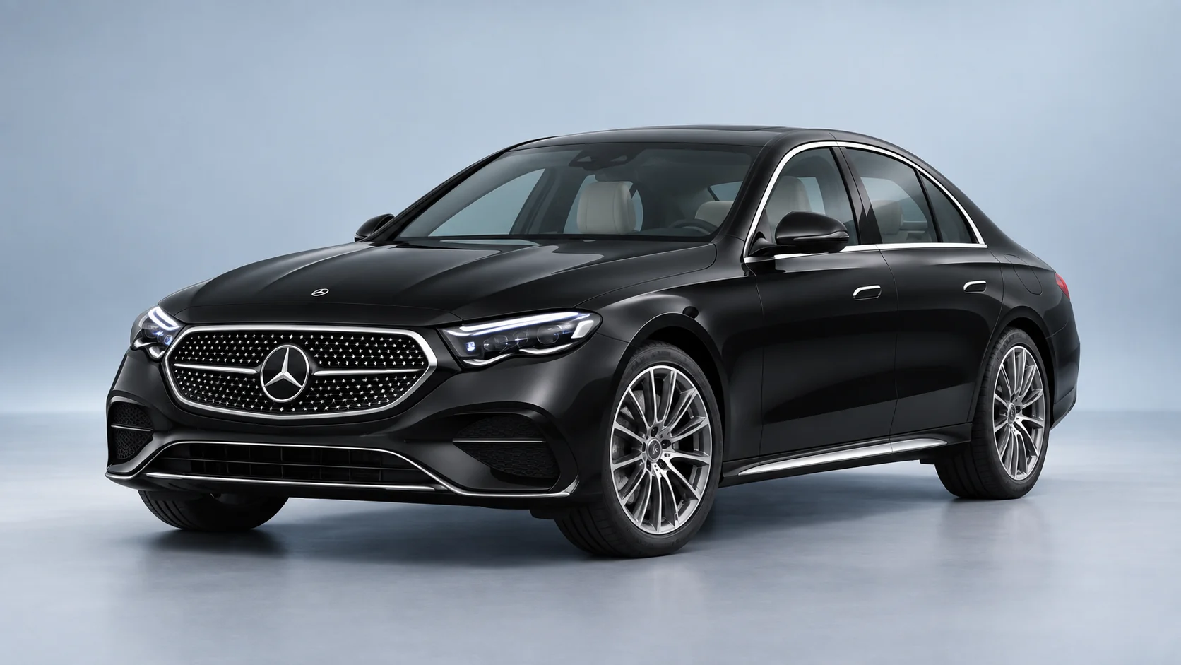 Illustrative Mercedes-Benz E-Class vehicle