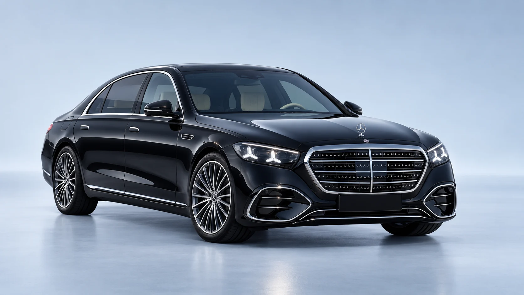 Illustrative Mercedes-Benz S-Class vehicle